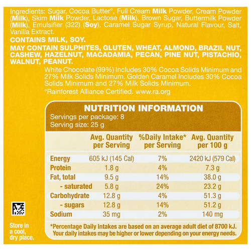 Nutrients 1, Golden Caramel Chocolate 200g