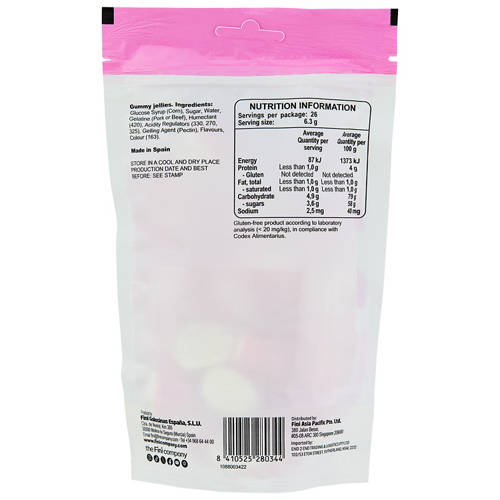 Front shot 2, Fini Jelly Kisses 165g