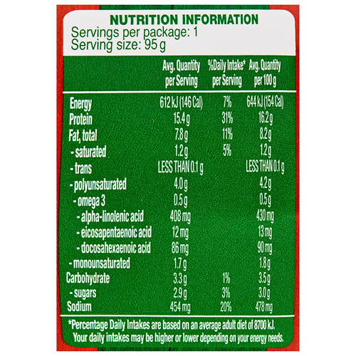 Nutrients 1, Flavoured Tuna 95g - Sriracha