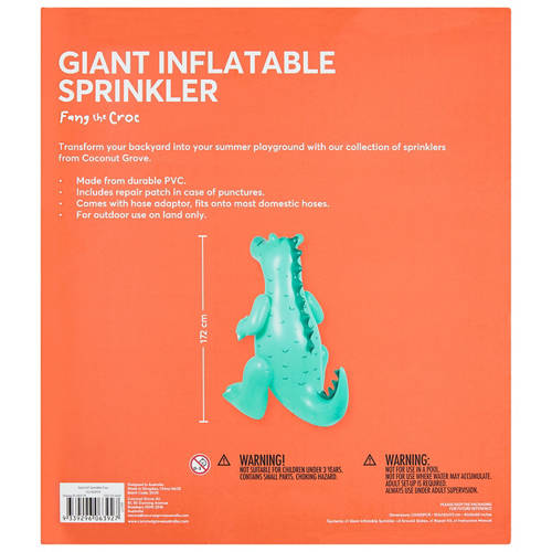 Front shot 3, Giant Inflatable Sprinkler