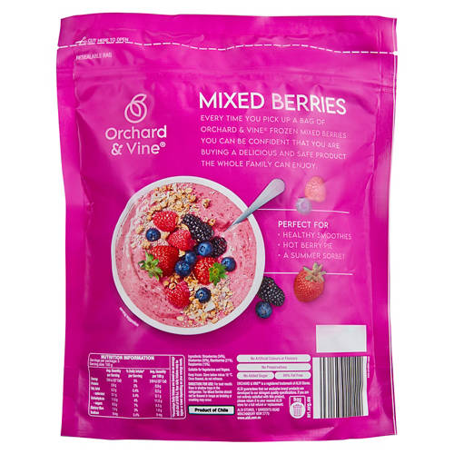 Front shot 2, Mixed Berries 500g