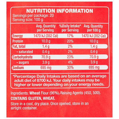 Nutrients 1, Self Raising Flour 2kg