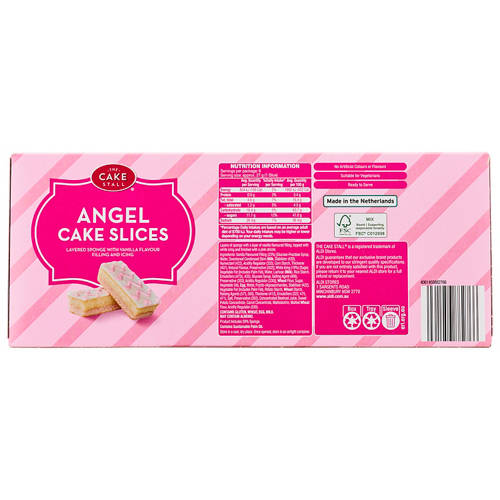 Front shot 3, Angel Cake Slices 160g 6 pack