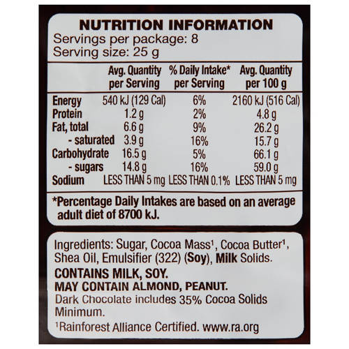 Nutrients 1, Dark Chocolate Baking Bits 200g
