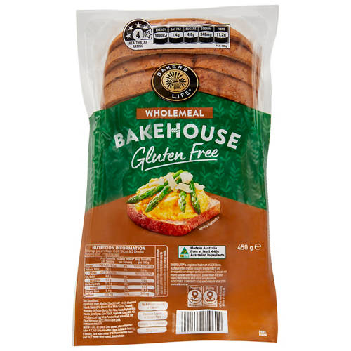 GF Wholemeal Loaf 450g Product Image Front shot 01