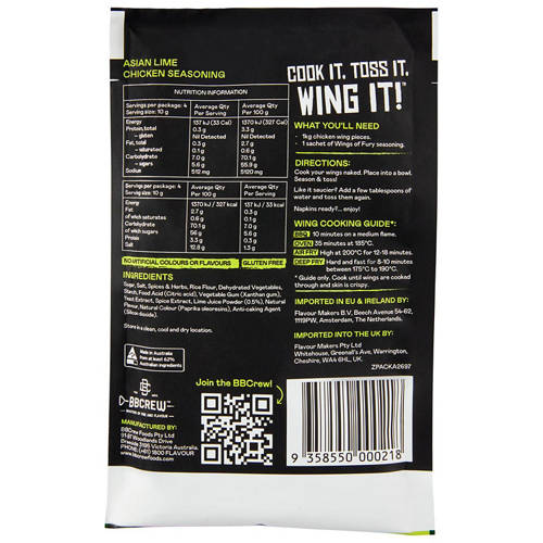 Front shot 2, Asian Lime Chicken Seasoning 40g