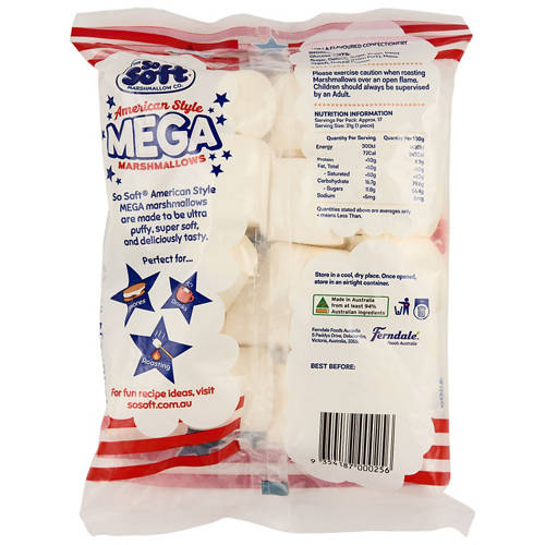 Front shot 2, Amrican Style Roasting Marshmallows 350g