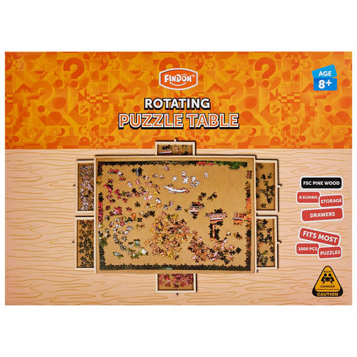 Front shot 5, Wooden Puzzle Storage Sorter