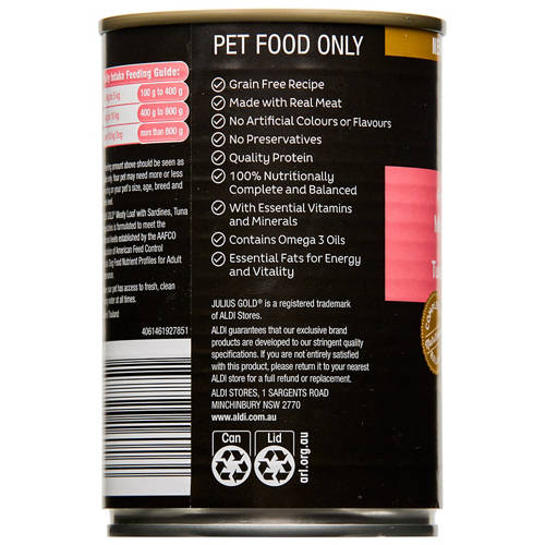 Front shot 4, Meaty Loaf with Sardines Tuna and Vegetable Flavour Dog Food 400g