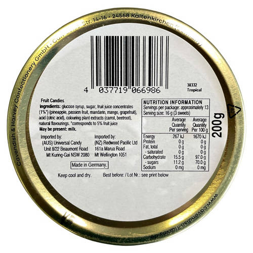 Front shot 2, Tropical Tin