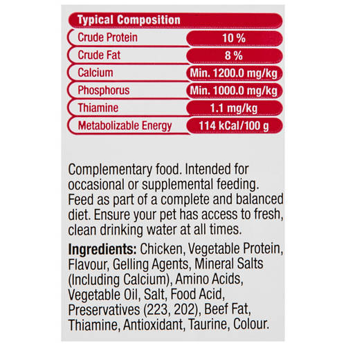 Nutrients 1, Diced Chicken Pet Mince 600g