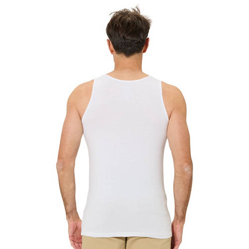 Front shot 2, Mens Singlet 3 Pack