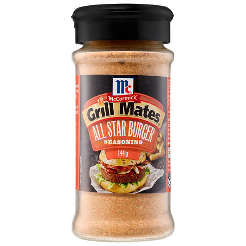 Front shot 2, All Star Burger Seasoning 150g