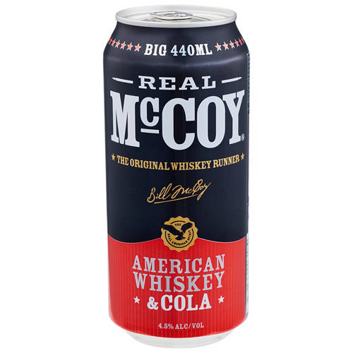 Front shot 3, American Whiskey & Cola 4 4x440 mL