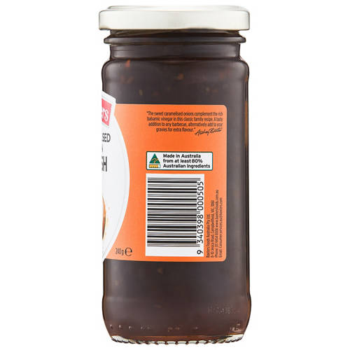 Front shot 3, Caramelised Onion Relish 225g