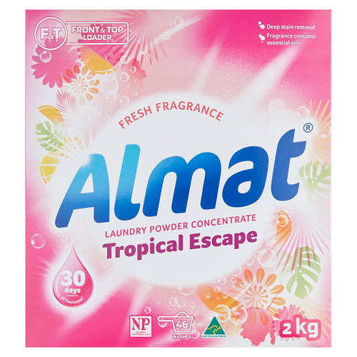 Front shot 2, Assorted Laundry Powder Concentrate 2kg