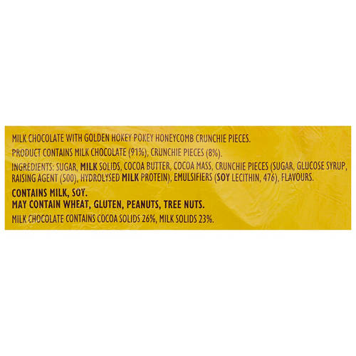 Ingredients 1, Crunchie Hollow Egg 110g