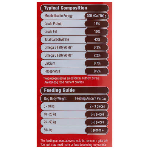 Nutrients 1, Beef Liver Dog Treats 500g