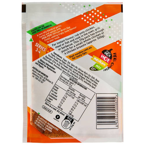 Front shot 2, Medium Peri Peri Rubs 25g