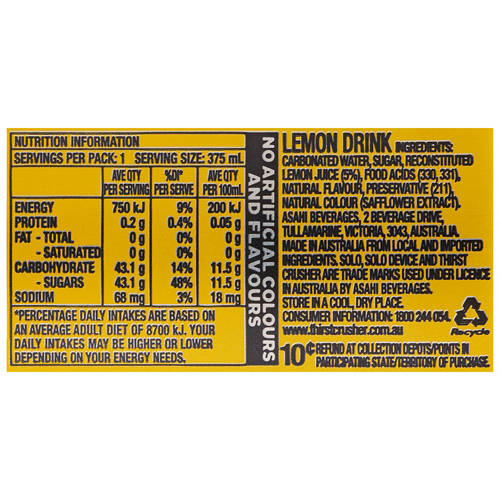 Nutrients 1, Soft Drink 24 Pack 375ml