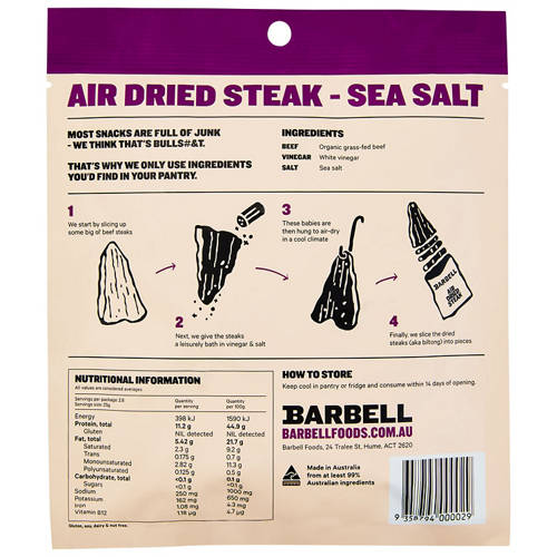 Front shot 2, Classic Air Dried Steak 70g