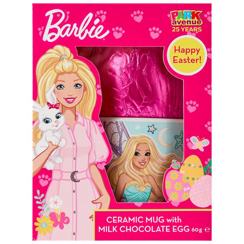 Front shot 2, Barbie Kids Mug and Egg Gift Set 60g