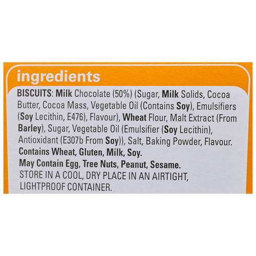 Ingredients 1, Tee Vee Snacks Malt Sticks 175g