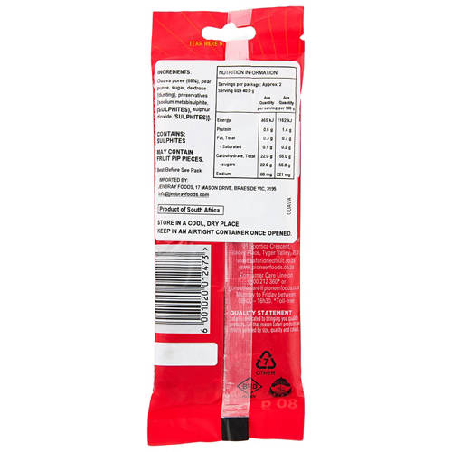 Front shot 2, Dried Guava Mixed Fruit Roll 80g