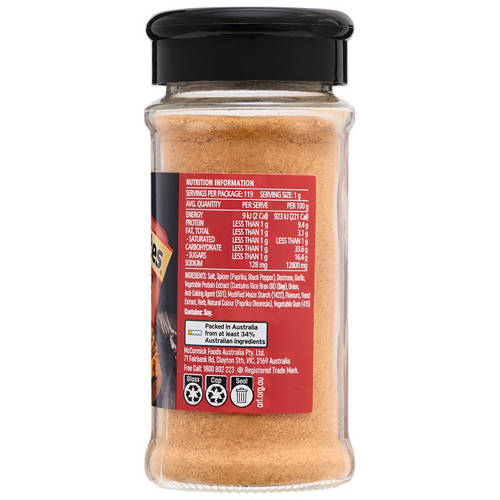 Front shot 2, Chipotle Seasoning 119g