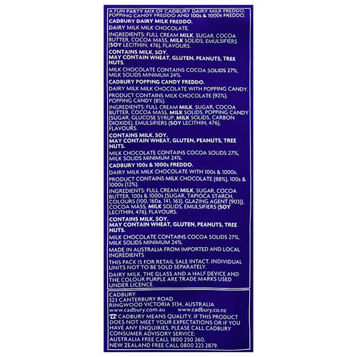 Nutrients 1, Freddo Party Share Pack 216g