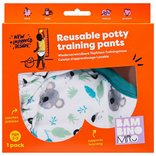 Front shot 2, Reusable Potty Training Pants 1 Pack