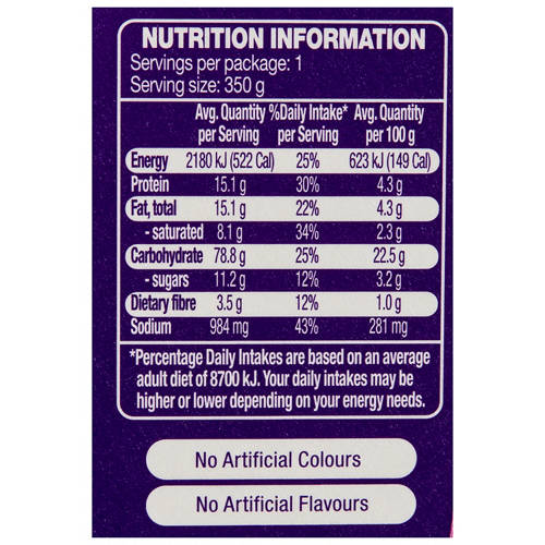 Nutrients 1, Butter Chicken with Rice Meal Kit 350g