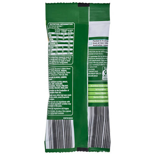 Front shot 2, On The Go Salted Mixed Nuts 45g