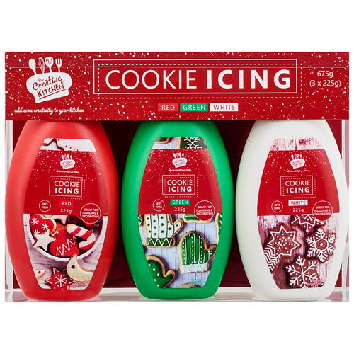 Front shot 3, Christmas Cookie Icing 675g (3x225g)