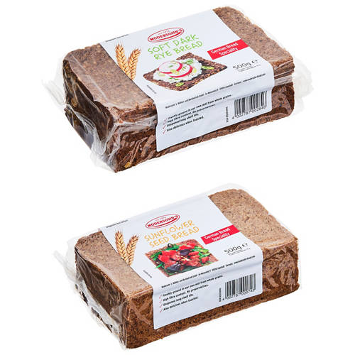 Group 1, German Wholemeal Rye Bread 500g