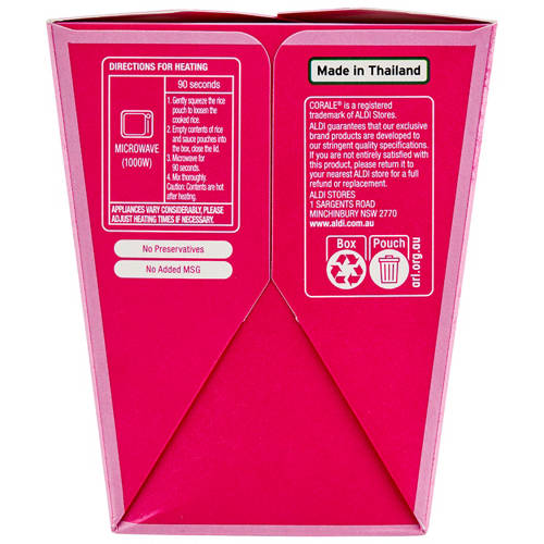 Front shot 3, Teriyaki Chicken with Rice Meal Kit 350g