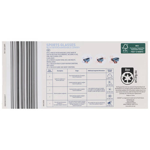 Front shot 4, Mens Sport Glasses