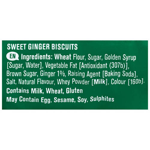 Ingredients 1, Gingernuts Biscuit 250g