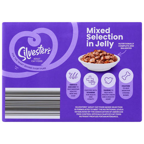 Front shot 3, Cat Food Pouches Mixed Selection in Jelly 12 Pack 85g