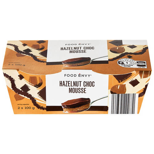 Front shot 2, Hazelnut Choc Mousse 2 Pack