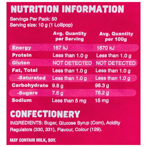 Nutrients 1, Halloween Mix Blood Pops 500g