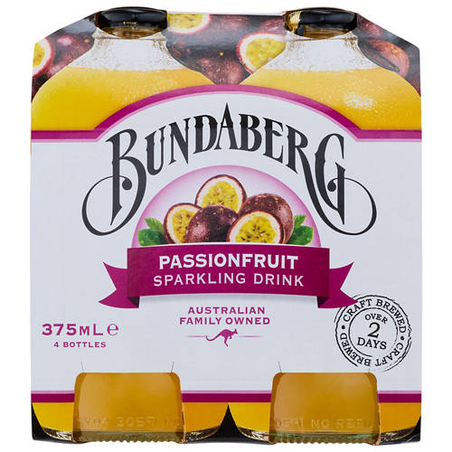 Front shot 2, Passionfruit 4 Pack 375ml