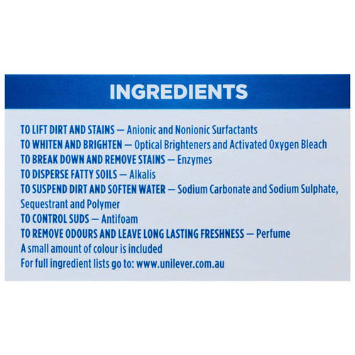 Ingredients 1, Laundry Powder 2kg