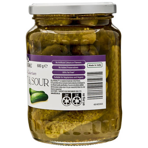 Front shot 3, Sweet & Sour Cucumbers 680g