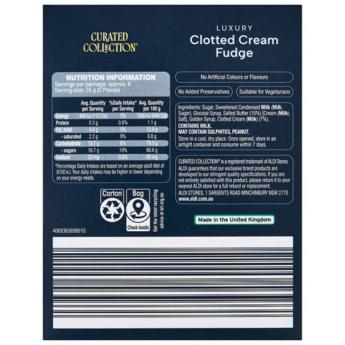 Front shot 3, Luxury Fudge 150g