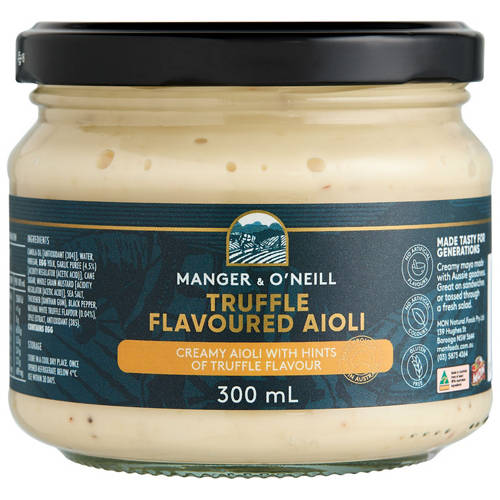 Front shot 2, Truffle Aioli Flavoured Mayonnaise 300g