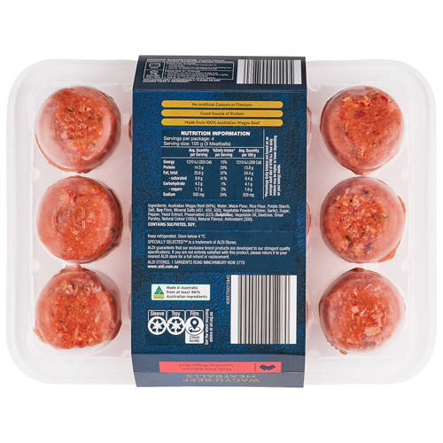 Front shot 2, Wagyu Meatballs 420g