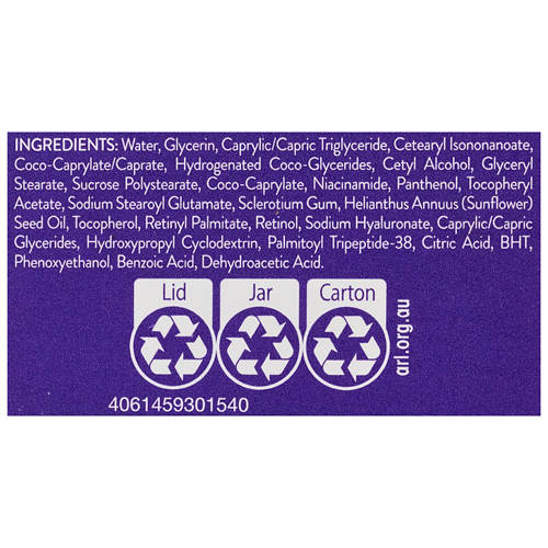 Ingredients 1, Assorted Retinol Skincare