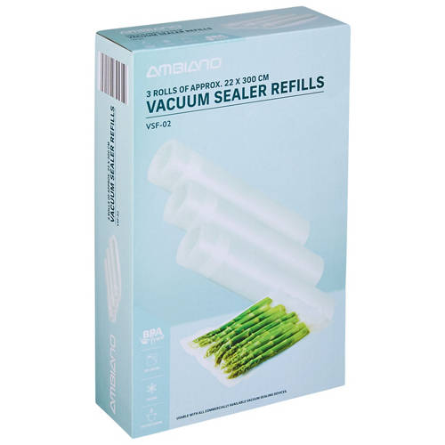 Front shot 1, Vacuum Food Sealer Refills