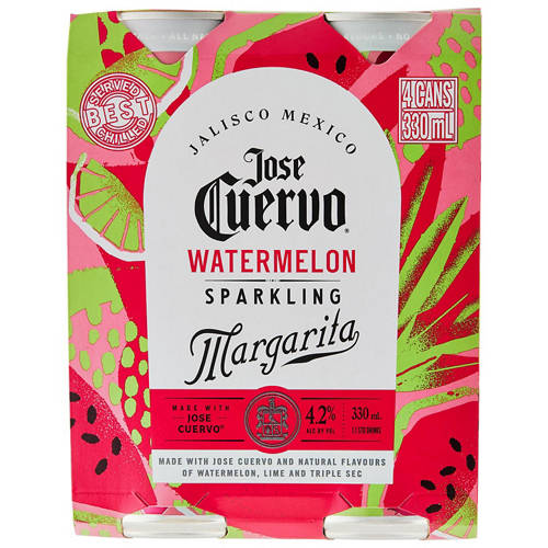 Front shot 2, Sparkling Margarita 4 Pack 330ml